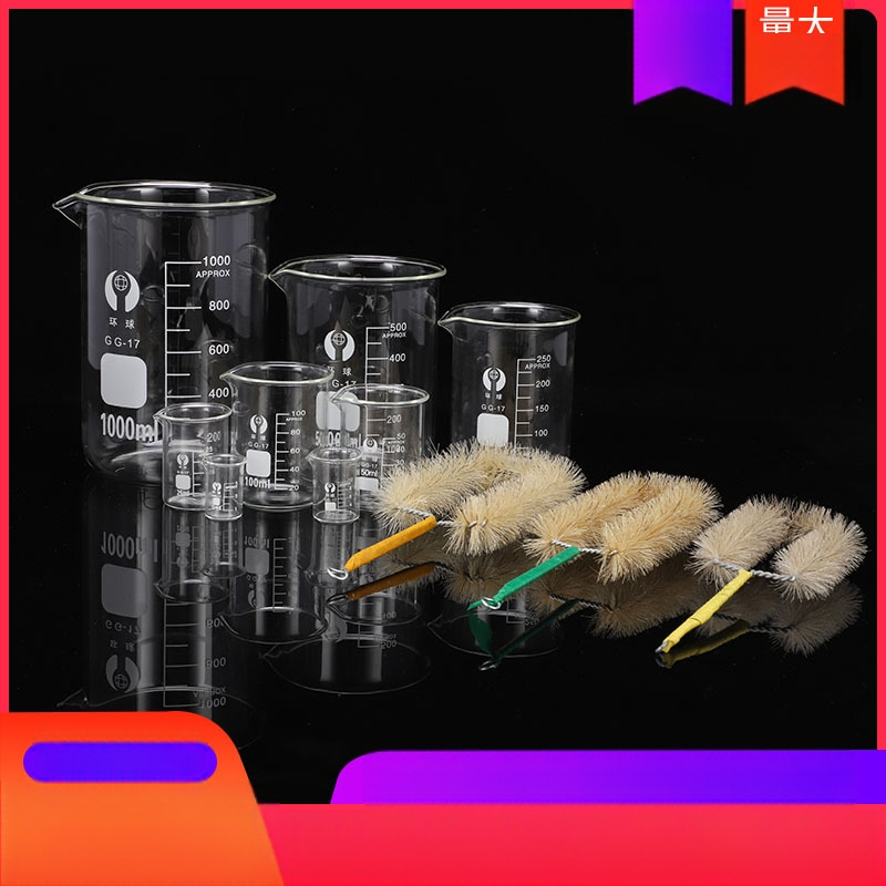 Pahar de laborator din borosilicat, sticlă de măsurare, 25–500 ml