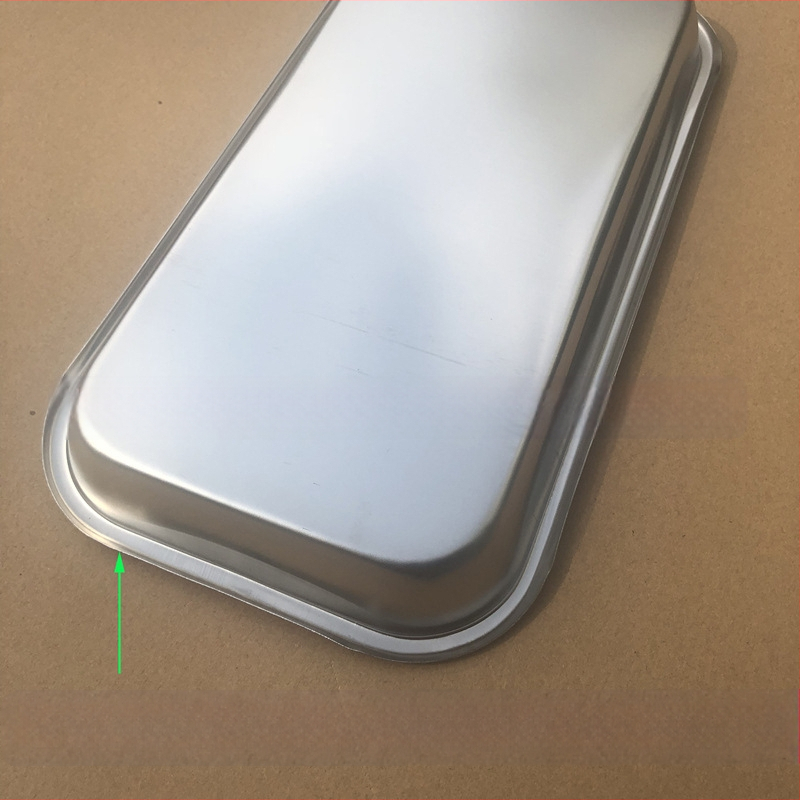 Roostevabast terasest ruudukujuline hambaravi vaagen desinfitseerimiseks; töötlemise kohandamine; trükitud logo; litsentsiga privaatne märgis