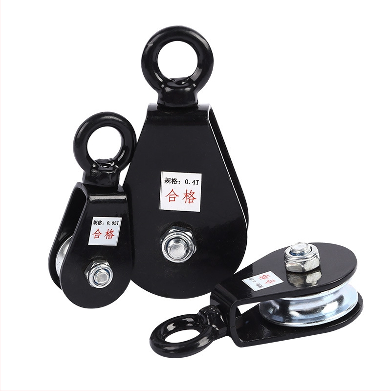 Лагерна ролка за висящ кабел за повдигане | Материал: сплавна стомана | Товароподемност: 0,03–0,8 т | Приложение: строителство и индустриално производство