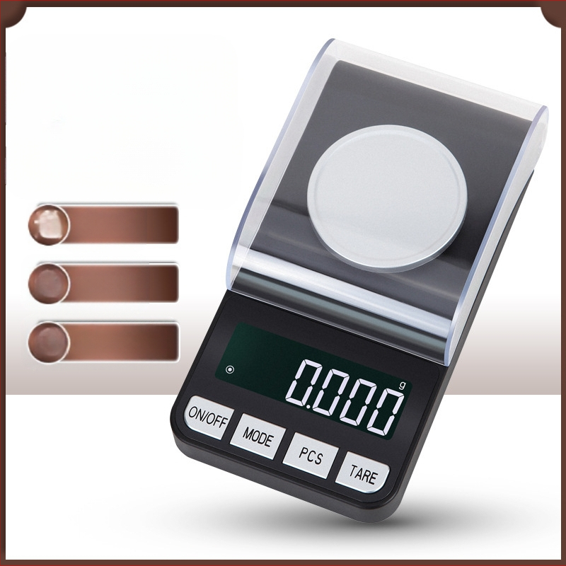 CX-188A juvelyrinių dirbinių elektroninės svarstyklės — tikslumas 0.001 g, matavimo diapazonas 0.005–100 g, elektroninės svarstyklės, maitinimas USB/AAA