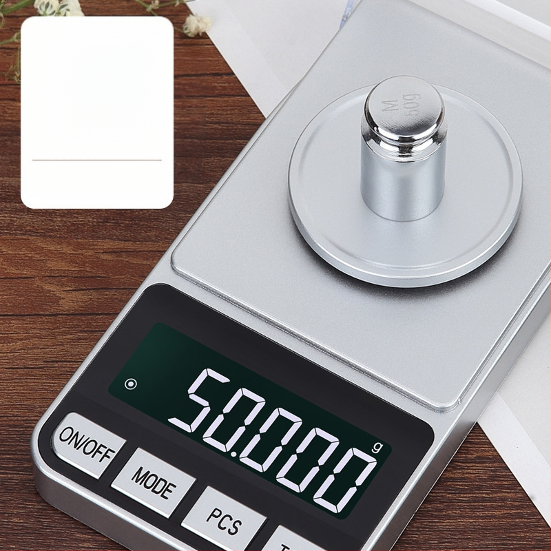 CX-188A juvelyrinių dirbinių elektroninės svarstyklės — tikslumas 0.001 g, matavimo diapazonas 0.005–100 g, elektroninės svarstyklės, maitinimas USB/AAA