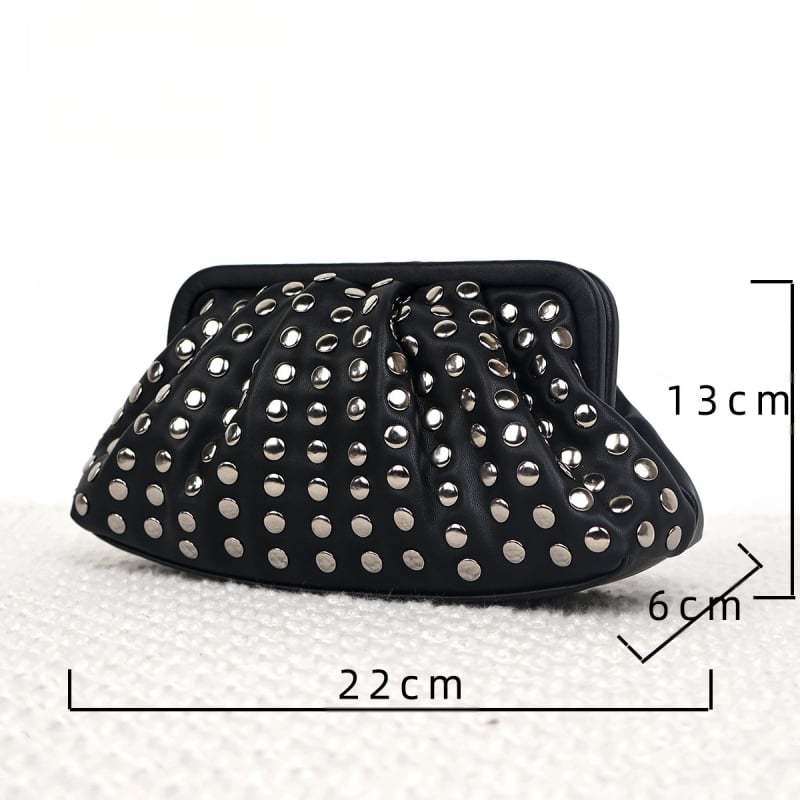 Geantă casual din PU pentru femei – formă dumpling, închidere magnetică, căptușeală poliester, buzunar pentru telefon