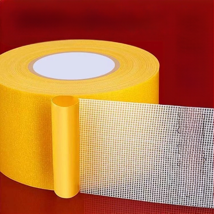 Mrežasta dvostruka ljepljiva traka, visoka adhezija, tkaninska podloga, za montiranje na zid, bez ostataka ljepila