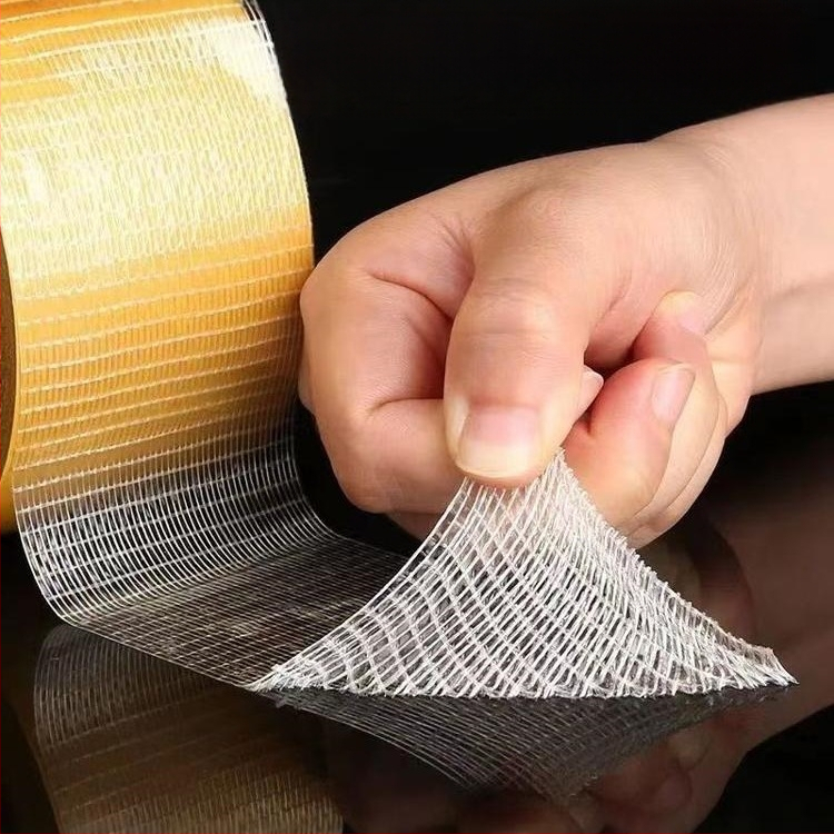 Mrežasta dvostruka ljepljiva traka, visoka adhezija, tkaninska podloga, za montiranje na zid, bez ostataka ljepila