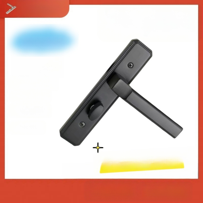 Brava za kupaonicu bez ključa s držačem — metalna, moderni minimalistički stil