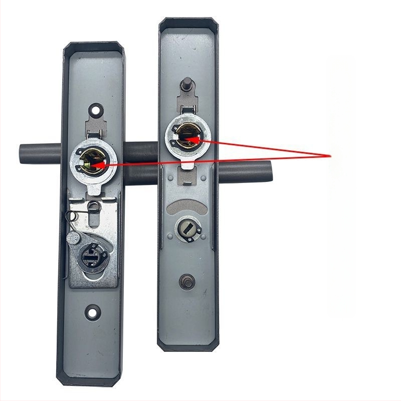 Brava za kupaonicu bez ključa s držačem — metalna, moderni minimalistički stil