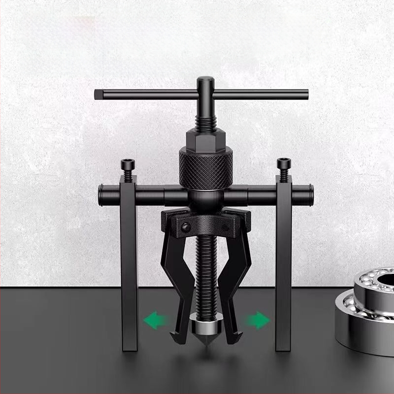 Тризъбов дърпател за лагери с вътрешен отвор, за сферични ролкови лагери; регулирам 15–45, стоманен инструмент 45, лицензирана частна марка