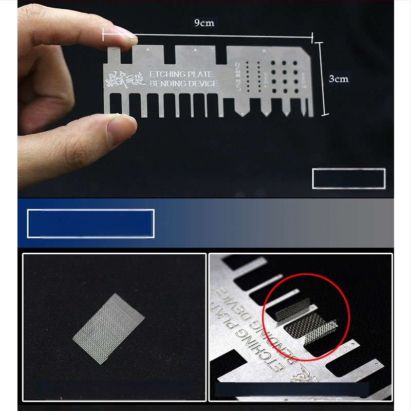 MS002 Pattern Play Етчинг лист и ръчни притискащи клещи, огъване на медни тръби, метал, нетно тегло 1