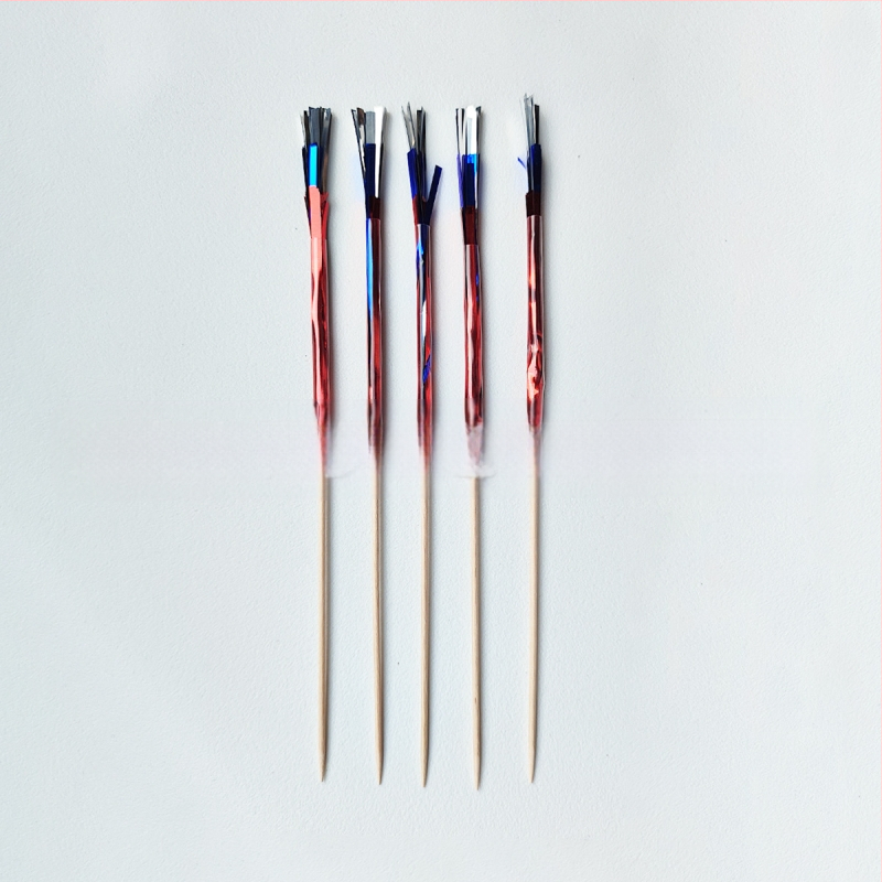 Urban party Vienreizējās lietošanas trīskrāsainie špīķi, koka, 100 gb, romantiskais stils