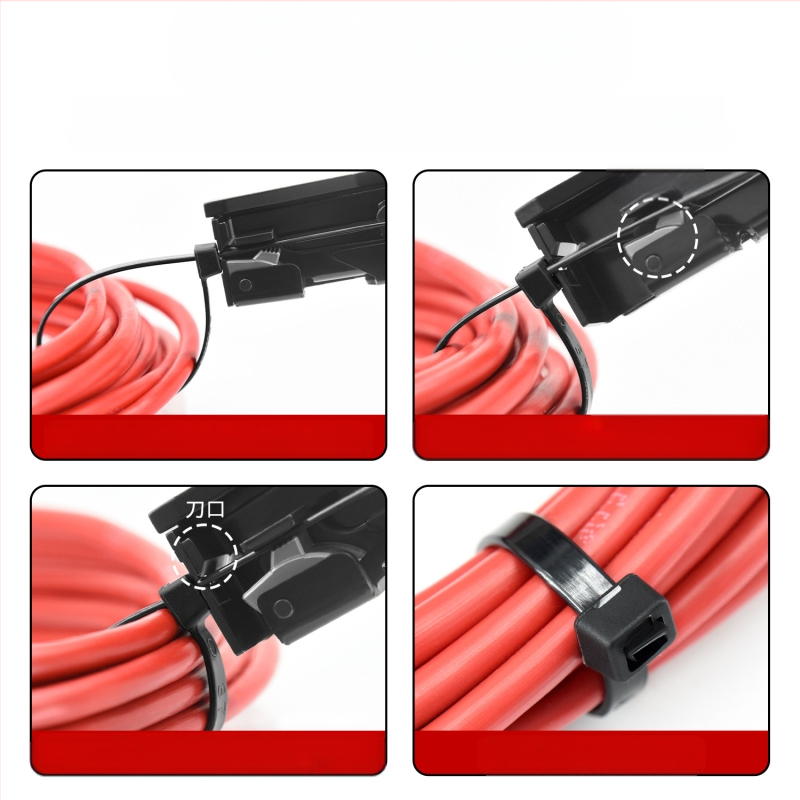 SJ-800A Nylon kabelski alat za stezanje – dvostruka funkcija zavarivanje i rezanje, aluminijsko kućište, SANJIANG