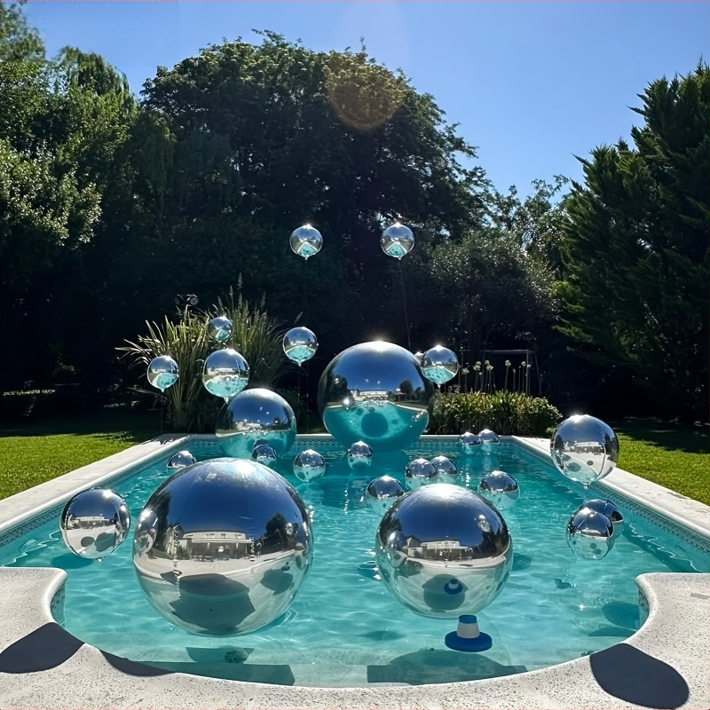 Rinkinys 39 vnt. 4D apvalių aliuminio plėvelės balionų