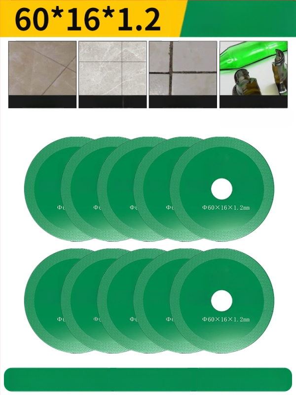 Бразиран диамантен режещ диск за електрическа бормашина — мрамор, керамика и нефрит; премахване и почистване на фуги