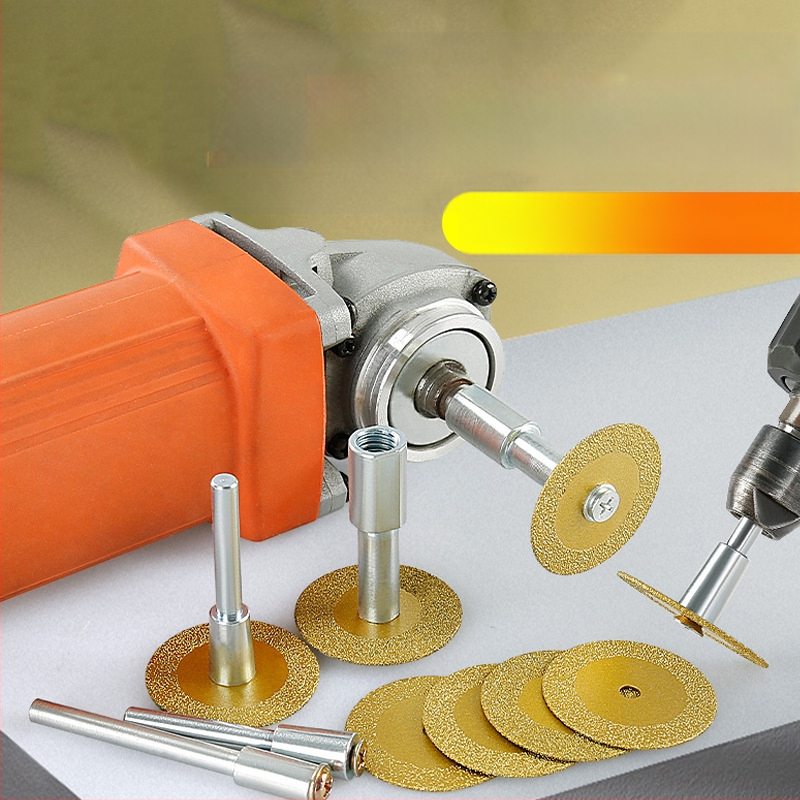 Бразиран диамантен режещ диск за електрическа бормашина — мрамор, керамика и нефрит; премахване и почистване на фуги