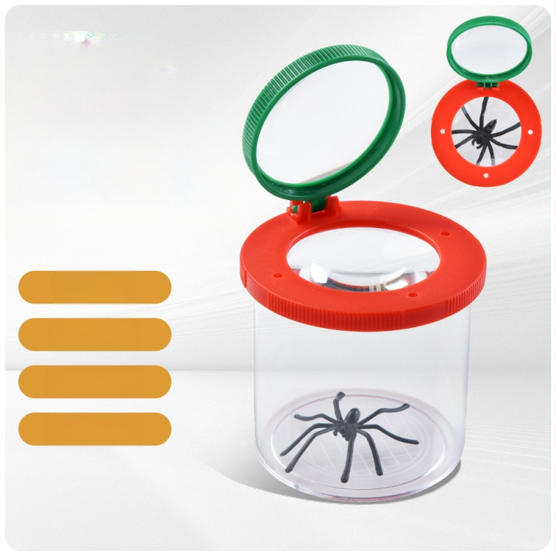 Vabzdžių stebėjimo dėžutė mokiniams – švietėjiškas lauko žaislas su didinamuoju veidrodžiu