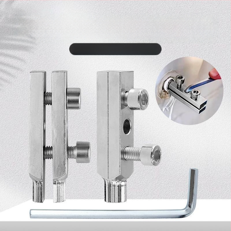 Rozšírený závitový extraktor pre kohútikový uhlový ventil – Nerezová oceľ; Domáce náradie; Značka: Iné