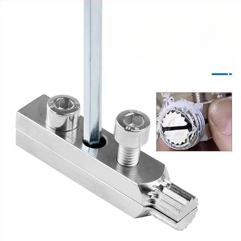 Rozšírený závitový extraktor pre kohútikový uhlový ventil – Nerezová oceľ; Domáce náradie; Značka: Iné