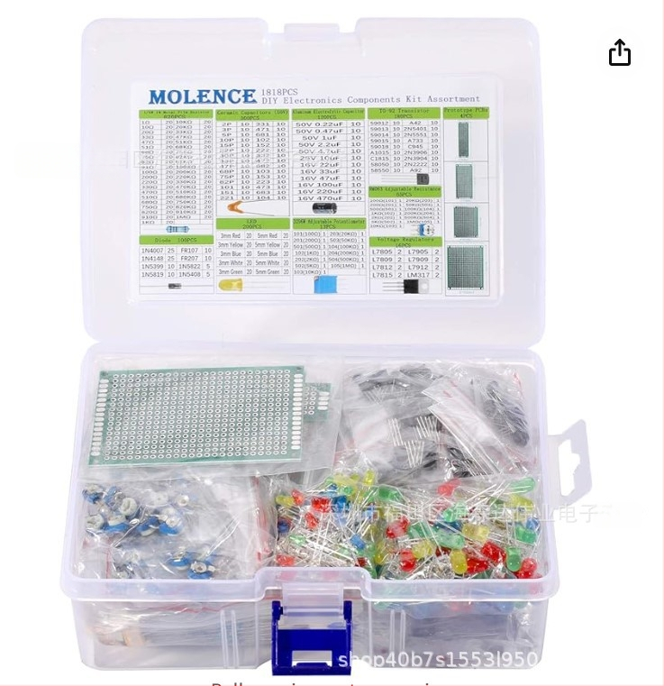 Комплект от електронни компоненти за Arduino UNO R3, Raspberry Pi и Arduino Mega2560 – двустранна алуминиева основа, твърд, за DIY