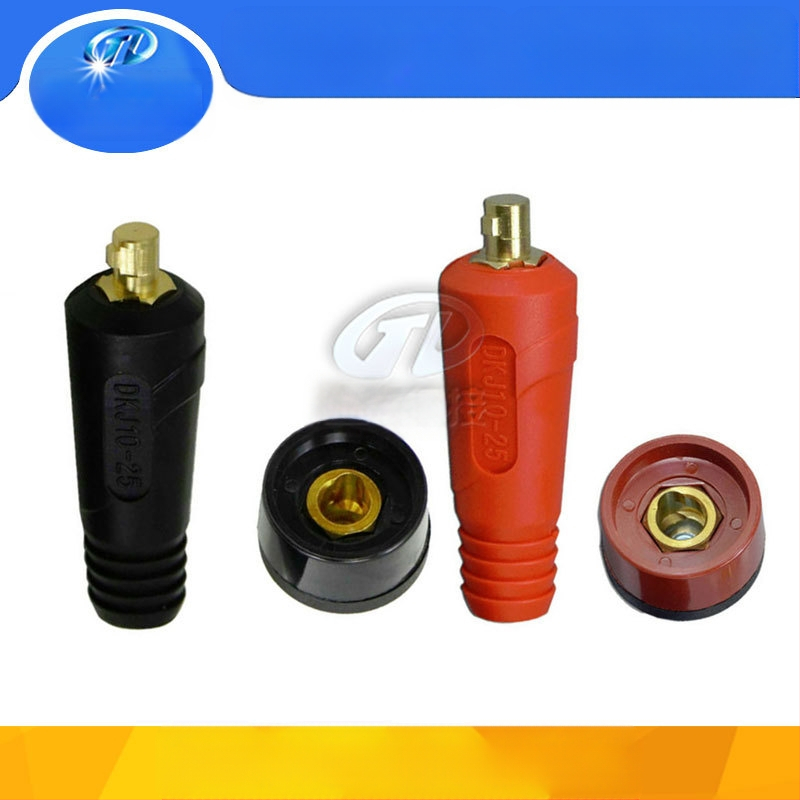 Zavarivački pribor DKJ10-25, europski brzi priključak/utikač Gitty, set od 4 komada