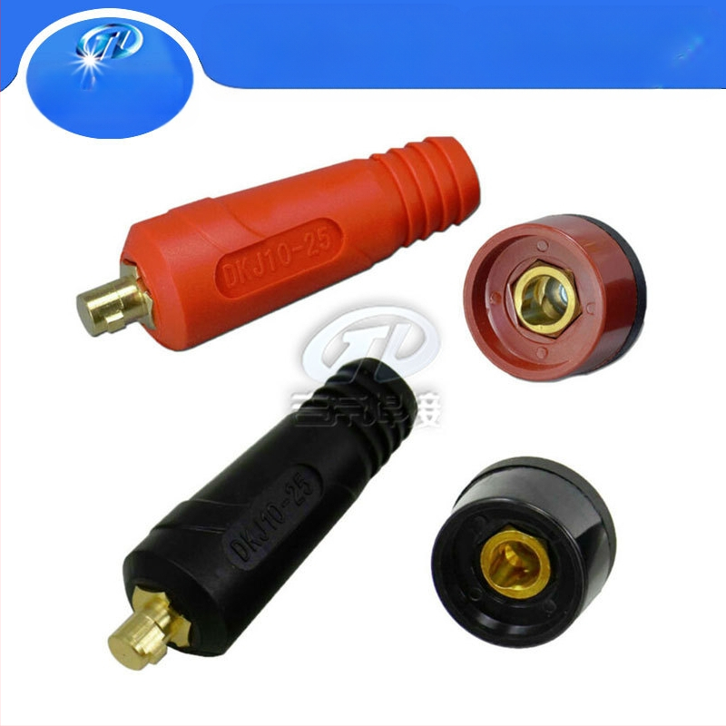 Zavarivački pribor DKJ10-25, europski brzi priključak/utikač Gitty, set od 4 komada