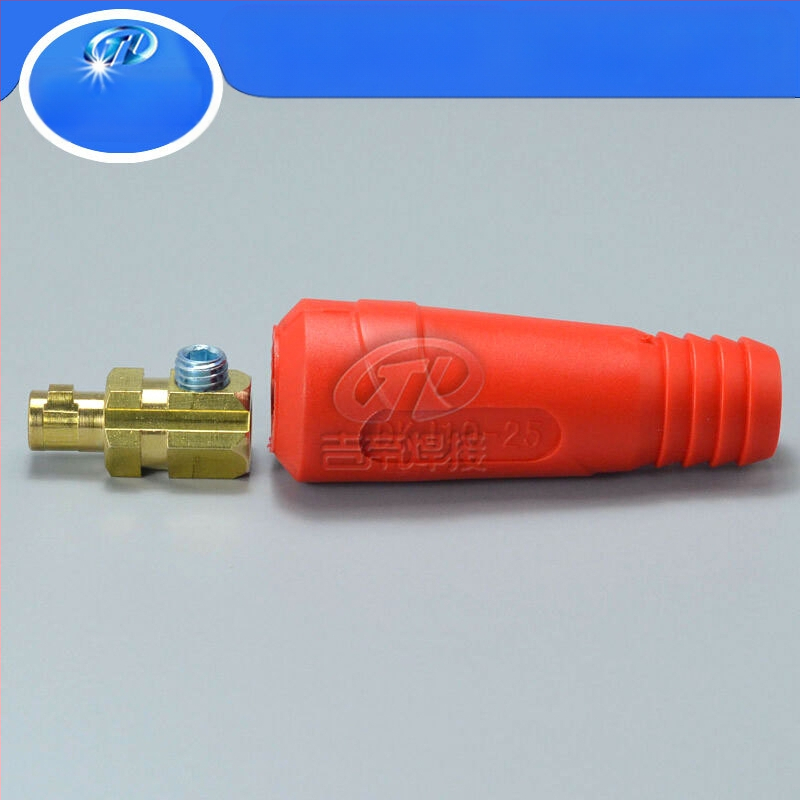 Zavarivački pribor DKJ10-25, europski brzi priključak/utikač Gitty, set od 4 komada