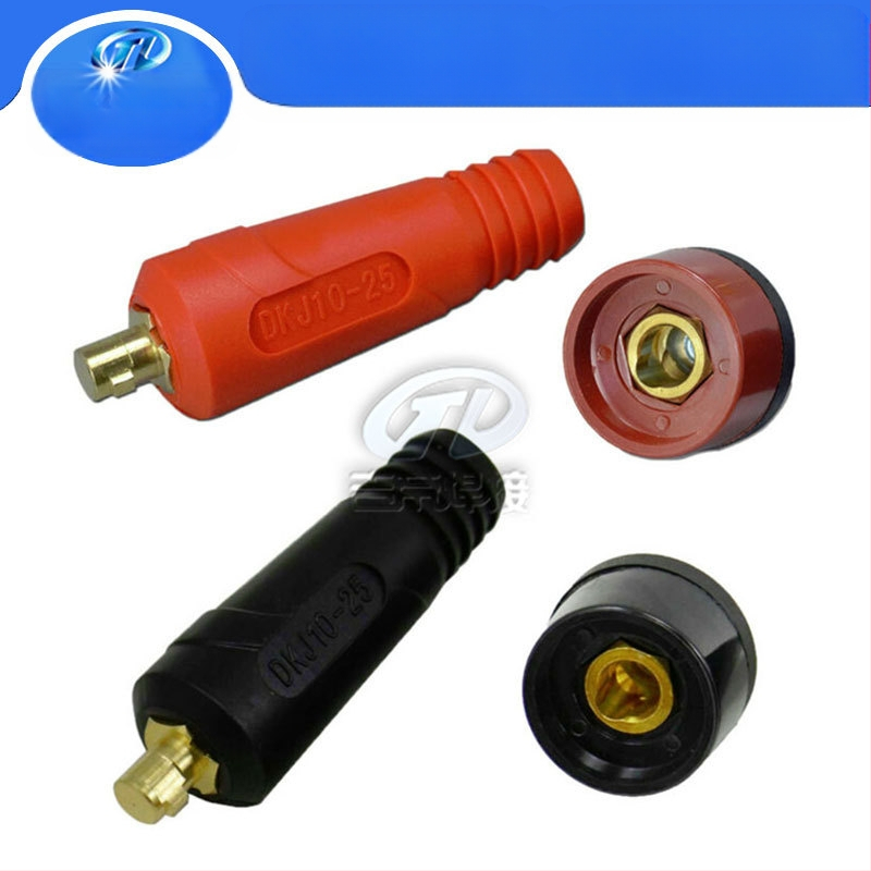 Zavarivački pribor DKJ10-25, europski brzi priključak/utikač Gitty, set od 4 komada