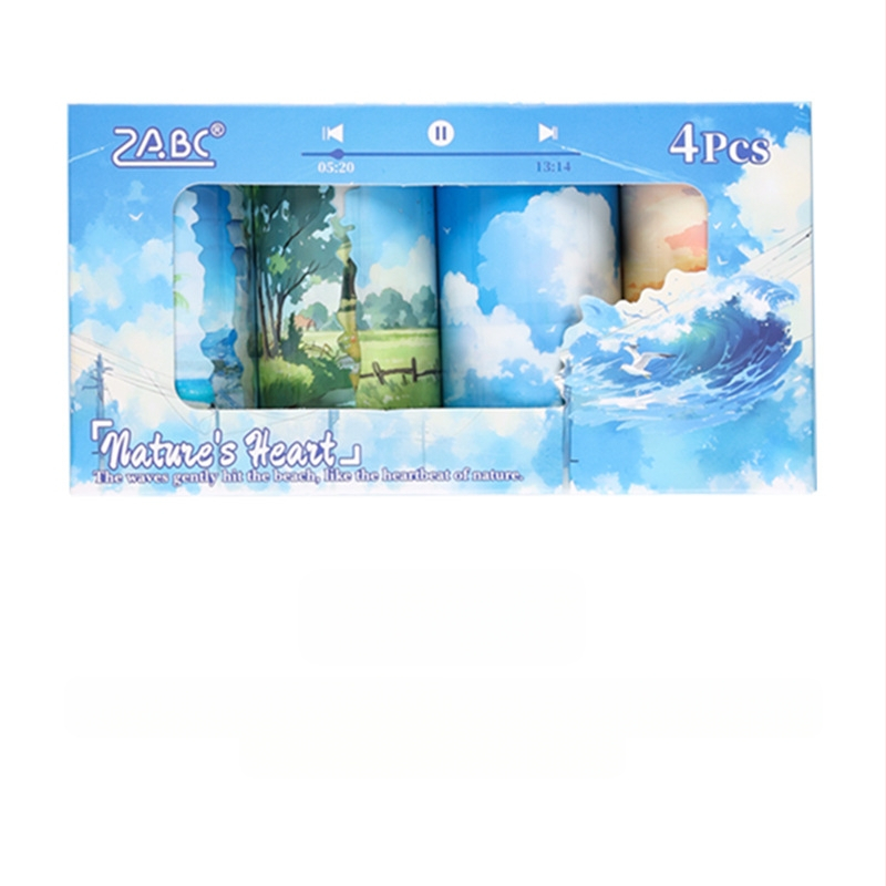 PET juostų rinkinys DIY dienoraščiams - Pastoralinis stilius, Spausdinimas