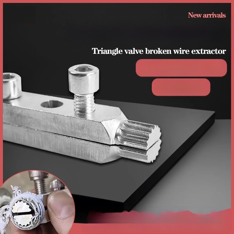 Многофункционален екстрактор за счупени резби и винтове за кранове и водопроводи, съвместим с електрически ъглов шлайф, 24V