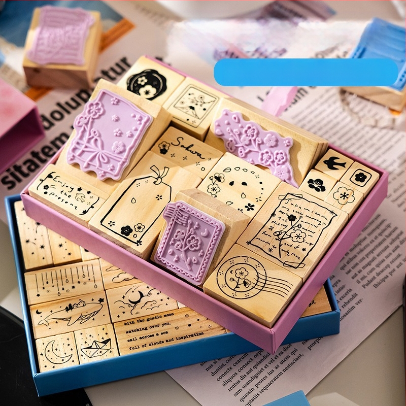 Fából készült napló pecsét – dekoratív pecsét, modell Seal; anyag: fa; kategória: pecsét; cél: dekoráció; üzleti ajándékként megfelelő