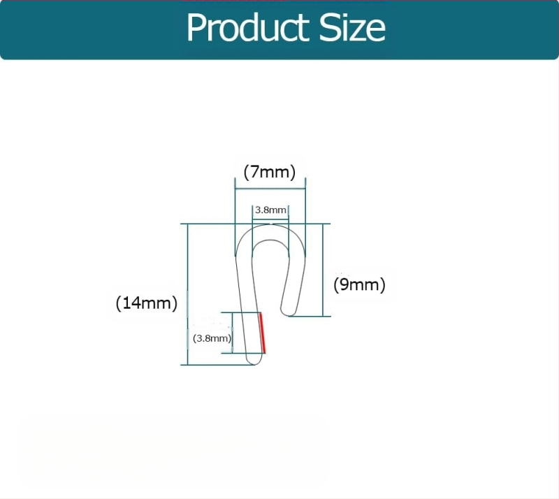 Гумена лента за ръбове Jin qilai — декоративна лента, износоустойчива (Brand: Jin qilai; Scope: decorative strip; Nature: wear-resistant)