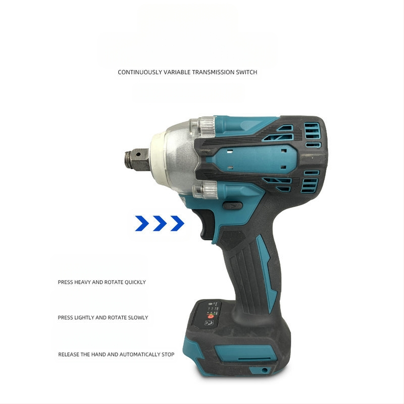 Безчетков ударен гайковерт, акумулаторна литиева батерия, 21V, 350Нм, тегло 1,06 кг, многофункционален