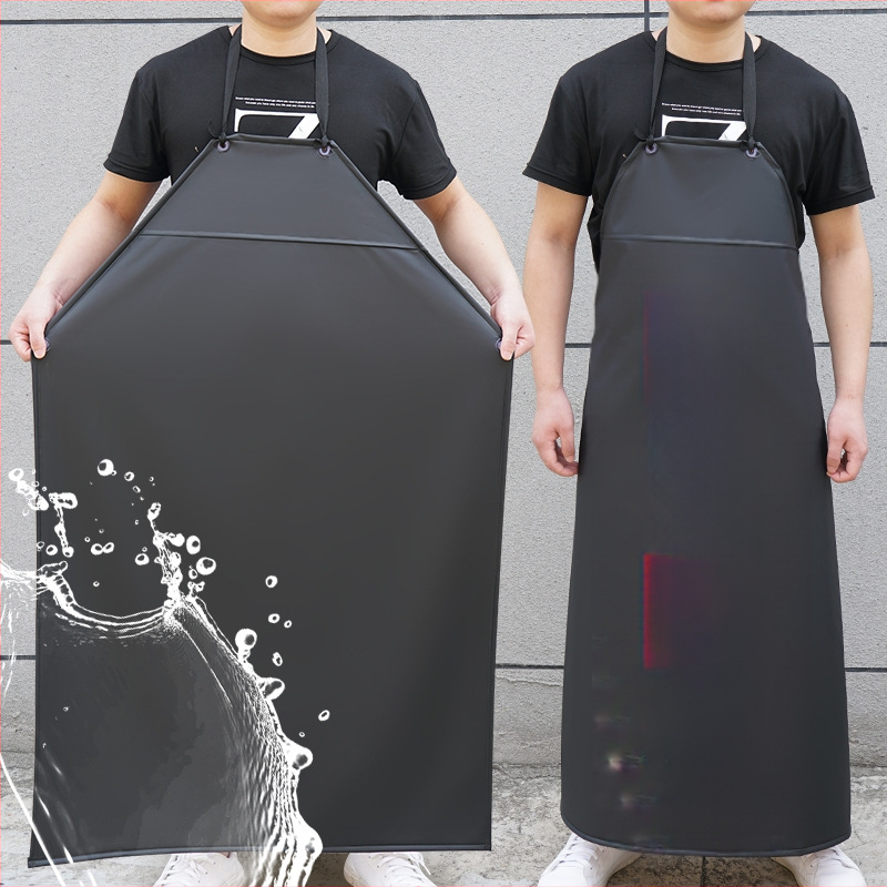 Kötény, ujjatlan, vízálló és szennyeződés elleni védelemmel, kompozit anyagból