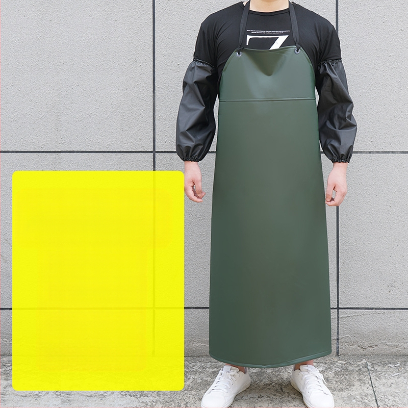 Kötény, ujjatlan, vízálló és szennyeződés elleni védelemmel, kompozit anyagból