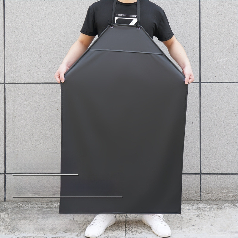 Kötény, ujjatlan, vízálló és szennyeződés elleni védelemmel, kompozit anyagból