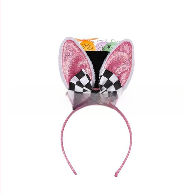 Πασχαλινά αυτιά λαγού με στέμμα-κεφαλόδεσμο – χειροποίητο πλαστικό αξεσουάρ πάρτι, κατάλληλο για παιδιά και ενήλικες