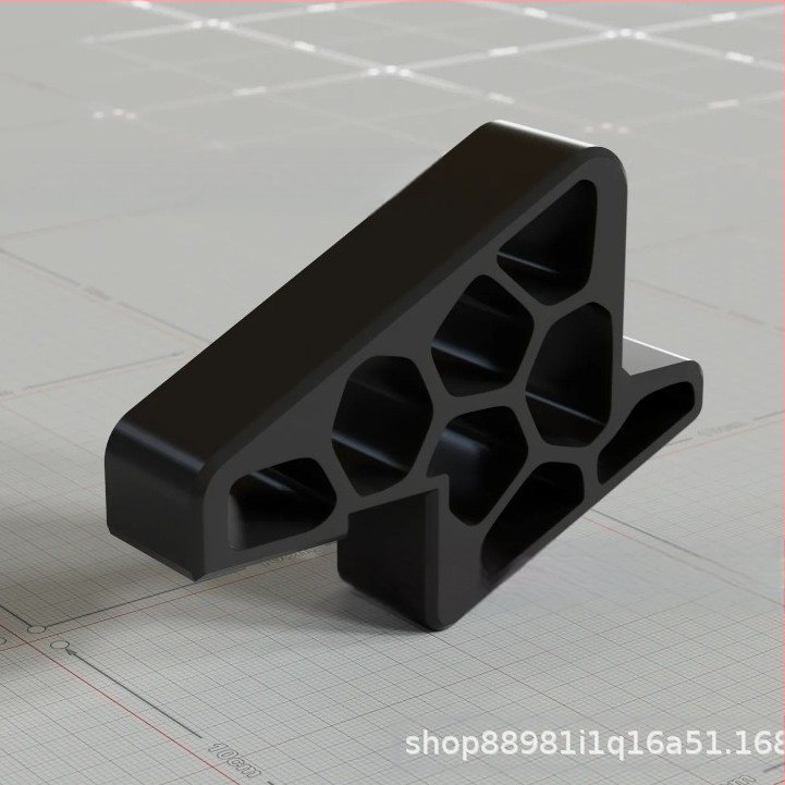 Стопер за балконни врати със релсово заключване — пластмасов, модерен стил