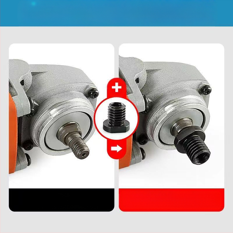 Sarokcsiszoló átalakító adapter M10-ről M14-re, szénacél, elektromos szerszám-kiegészítő