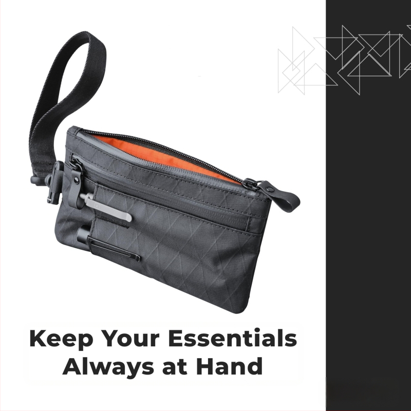 Ανδρικό νάιλον αδιάβροχο clutch bag με μεγάλη χωρητικότητα και πολυλειτουργική αποθήκευση εργαλείων