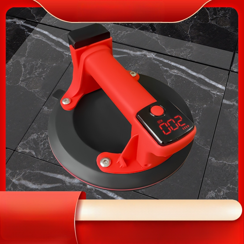 Електрически вакуумен държач за плочки и стъкло с цифров дисплей, автоматично възстановяване на въздуха, висока мощност, тежък товар