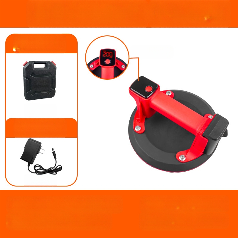 Електрически вакуумен държач за плочки и стъкло с цифров дисплей, автоматично възстановяване на въздуха, висока мощност, тежък товар