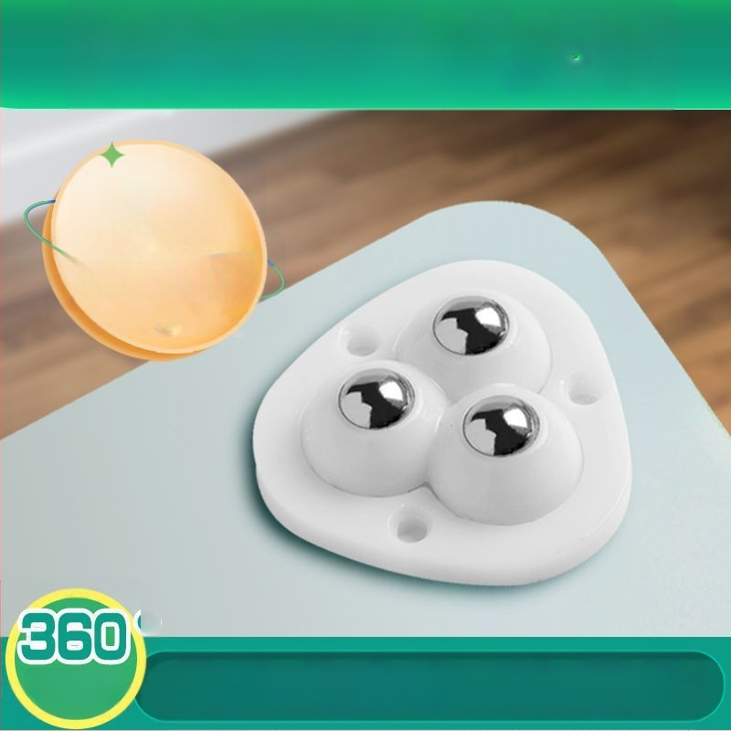 Golyós görgő ragasztós szereléssel – csendes, univerzális bútorokhoz