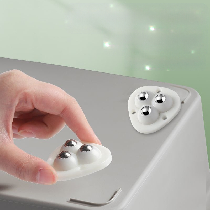 Golyós görgő ragasztós szereléssel – csendes, univerzális bútorokhoz