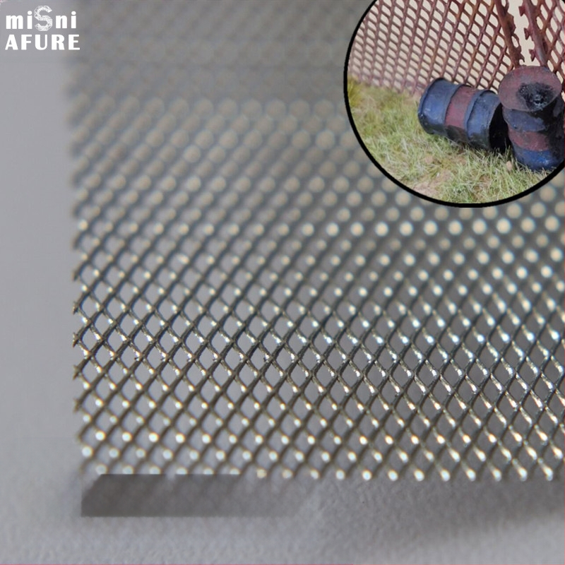 Μεταλλικό πλέγμα περίφραξης για μακέτα τρένου – πλέγμα φίλτρου για διάταξη σκηνής με άμμο – μοντέλο 465515, κωδικός προϊόντος Th%j # Lznlolznlofgsdj # Fglzn