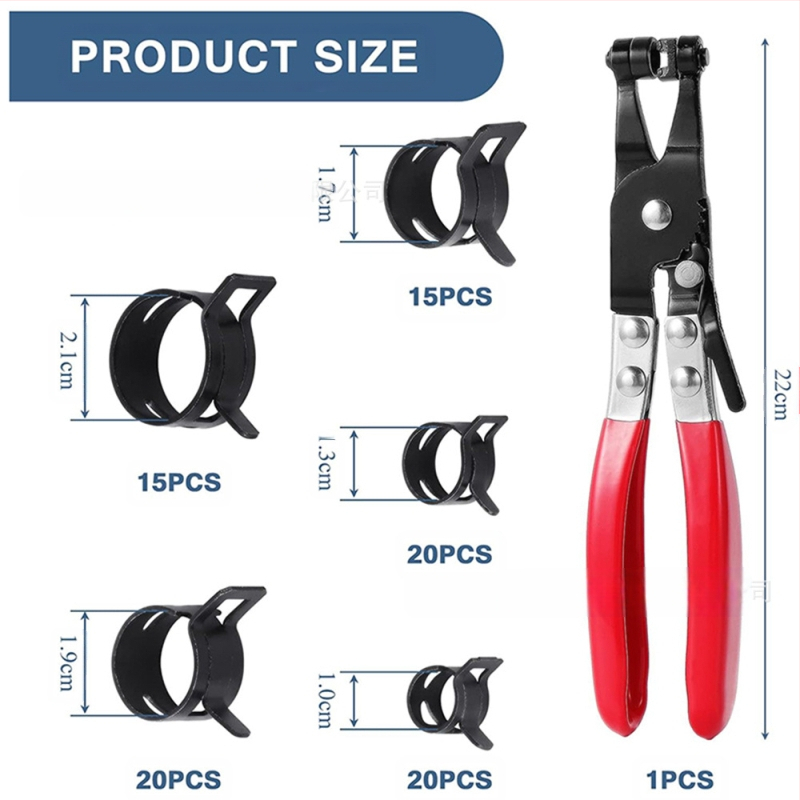 65Mn čelična opružna stezaljka za snop cijevi, nominalni i pričvrsni promjer 10–21 mm, Galaxy Valley
