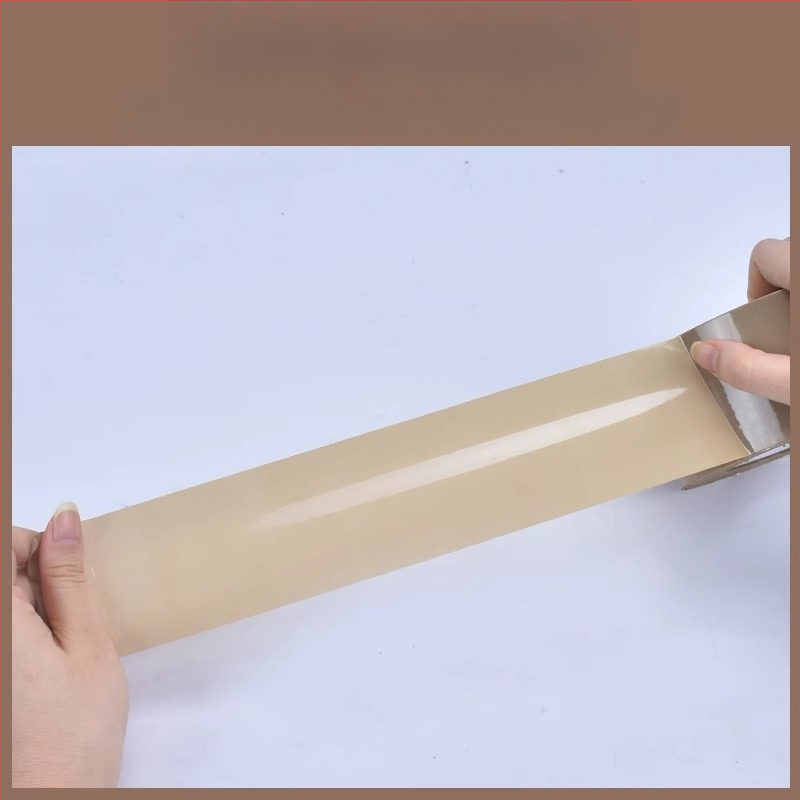 Iepakošanas lenta ar zemu trokšņa līmeni, BOPP pamatmateriāls, biezums 50U, karstumizturīga līme, viskozitāte 100 N/m, temperatūras diapazons -10 līdz 60°C