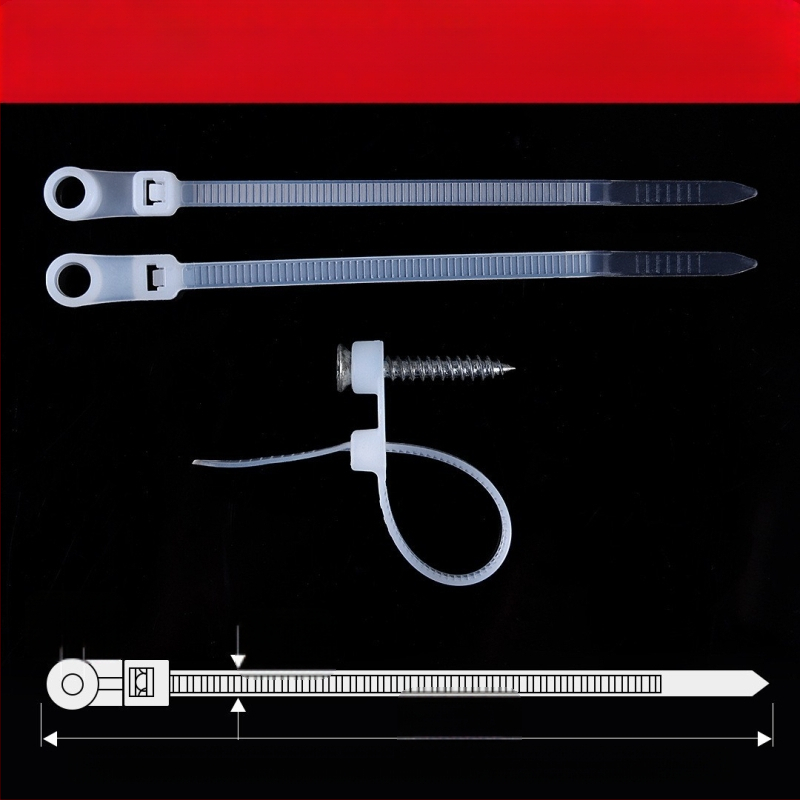 Dvejopos neilono kabelių dirželis, automatinis užraktas, 94V2, prekės ženklas Double handsome