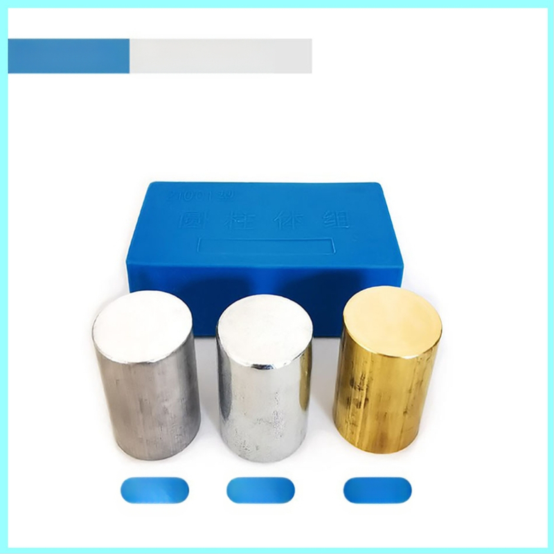 Учебен инструмент за физика за средно училище - Кубична и цилиндрична група, връзка маса и плътност, метална конструкция, 100 комплекта в кутия