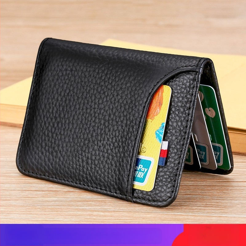 Συμπαγής πολυλειτουργικός φάκελος για άδεια οδήγησης και πιστοποιητικό κυκλοφορίας οχήματος, ultra-λεπτός φάκελος PU δέρματος, μεγάλης χωρητικότητας, πορτοφόλι με ένα φύλλο