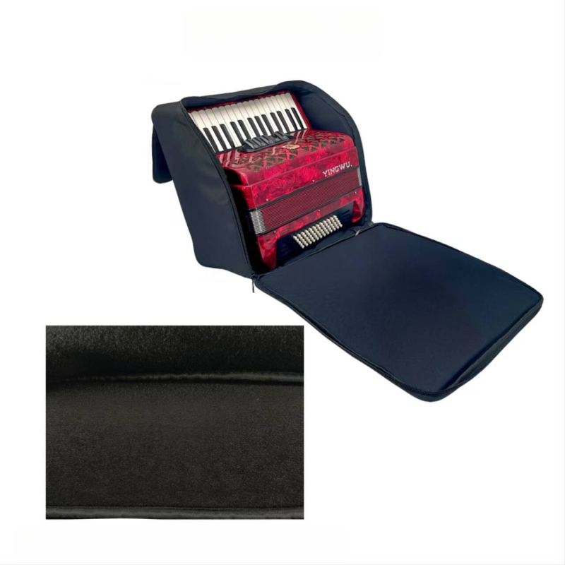 Чанта за бас музикален инструмент — полиестер, подплата полиестер, извита презрамка, износоустойчива, намалява натоварването