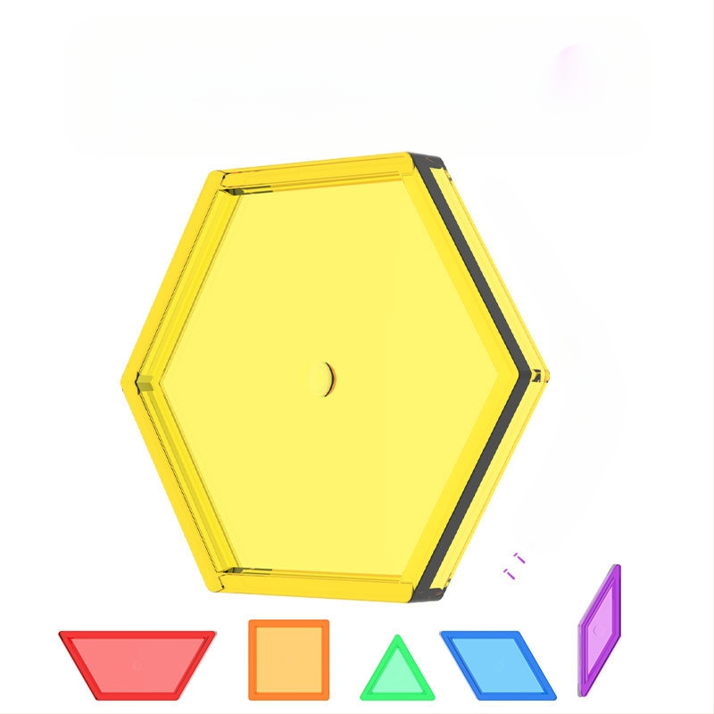 Montessori sešu formu blokas konservētā iepakojumā, 140 gab., + kauliņš, agrīnas izglītības rotaļlieta bērniem 3–6 gadu vecumam