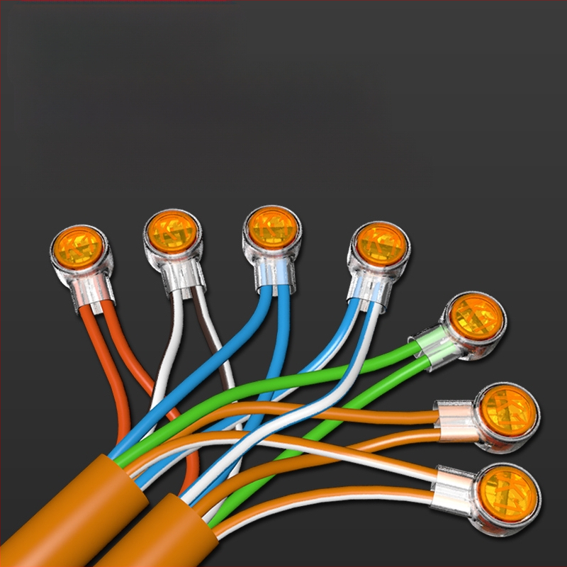 Конектор за мрежов и телефонен кабел със бърз монтаж, K1/K2/K3, водоустойчива капачка за кримп